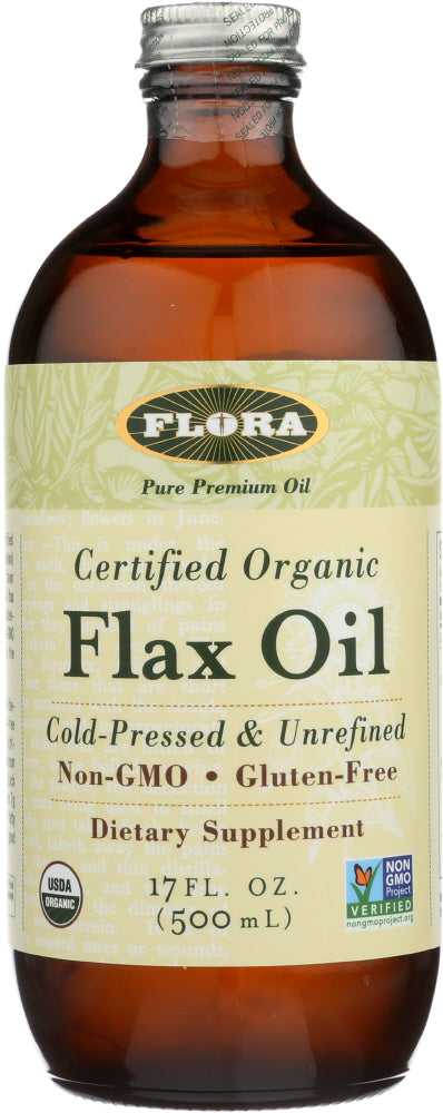 Flora Health: Flax Oil, 17 Oz