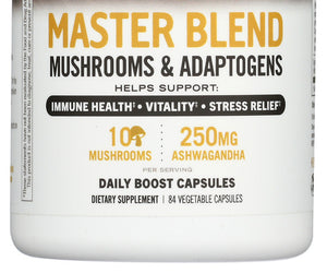 Om Mushrooms: Master Blend Cp, 80 Cp