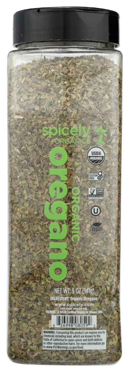 Spicely Organics: Organic Oregano, 5 Oz