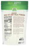 Now: Organic Non Fat Dry Milk Powder, 12 Oz