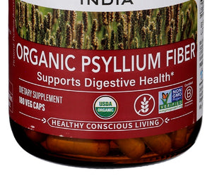 Organic India: Organic Psyllium Fiber, 180 Vc