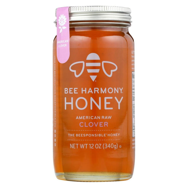 Bee Harmony - Honey - American Raw Blueberry - Case Of 6-12 Oz. - RubertOrganics