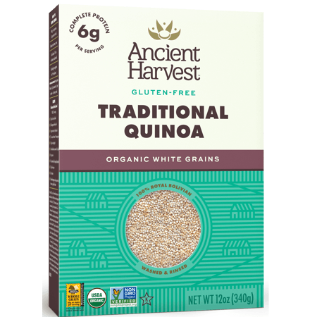 Ancient Harvest Organic Quinoa - With Sea Salt - Case Of 12 - 8 Oz - RubertOrganics