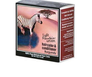Light Mountain Hair Color - Burgundy - Case Of 1 - 4 Oz. - RubertOrganics