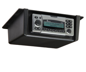 Poly-Planar Radio Mount Underdash-Overhead - Black - RubertOrganics