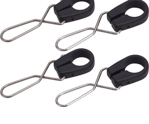 Sea-Dog Nylon Flagpole Pennant Mounts & Stainless Clips - Pair