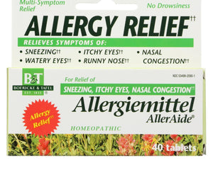 Boericke And Tafel - Allergiemittel Alleraide - 40 Tablets - RubertOrganics