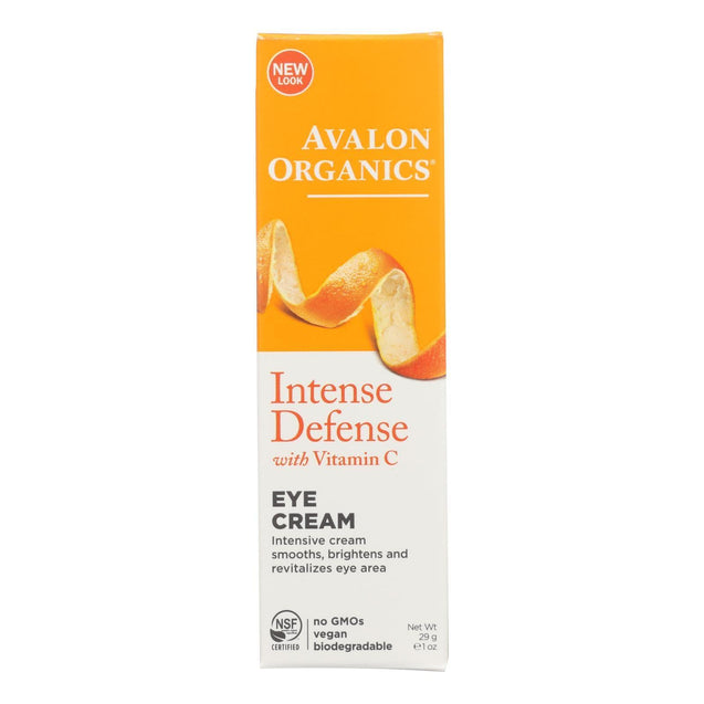 Avalon Organics Revitalizing Eye Cream Vitamin C - 1 Fl Oz - RubertOrganics