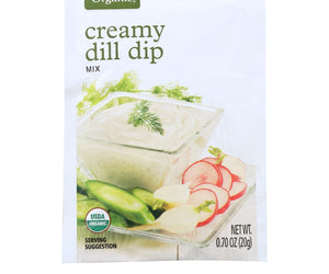 Simply Organic Creamy Dill Dip Mix - Case Of 12 - 0.7 Oz.