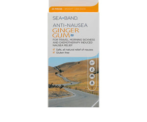 Sea-band Anti-nausea Ginger Gum - 24 Pieces