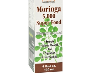 Bio Nutrition - Moringa Super Food - 5000 Mg - 4 Fl Oz - RubertOrganics