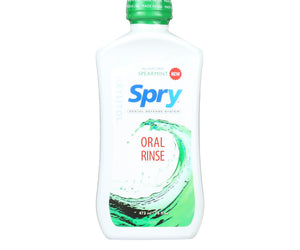 Spry Oral Rinse - Spearmint - 16 Fl Oz.