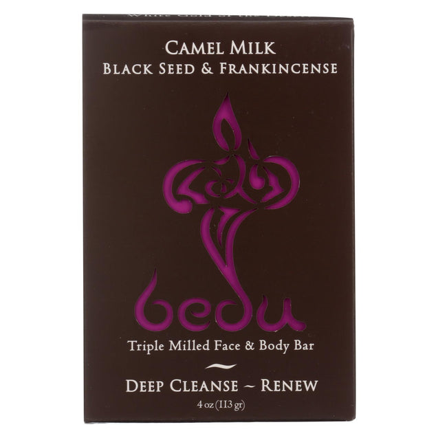 Bedu Face And Body Bar - Black Seed And Frankincense - Case Of 6 - 4 Oz. - RubertOrganics