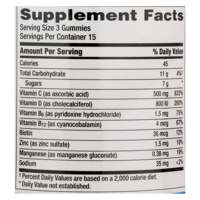 Emergen-c Gummies - Immune - Orange - 45 Count - RubertOrganics