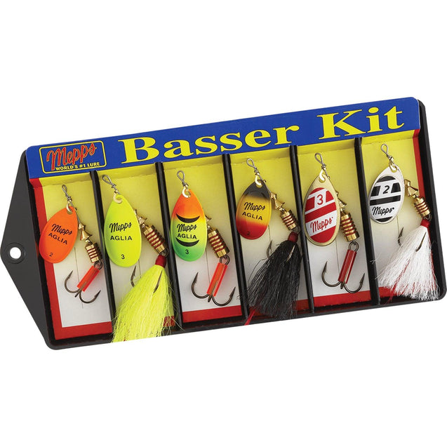 Mepps Basser Kit -  2 and  3 Aglia Assortment - RubertOrganics