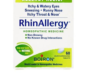 Boiron - Rhinallergy Allergy Relief - 60 Tablets - RubertOrganics