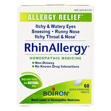Boiron - Rhinallergy Allergy Relief - 60 Tablets - RubertOrganics