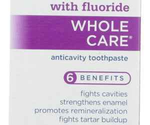 TOMS OF MAINE: WHOLE CARE SPEARMINT ANTICAVITY TOOTHPASTE, 4 OZ