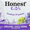 HONEST: KIDS ORGANIC JUICE DRINK GOODNESS GRAPENESS, GLUTEN FREE, NON GMO, 8 COUNT, 54 OZ - RubertOrganics