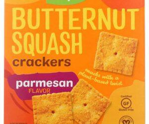 FROM THE GROUND UP: BUTTERNUT SQUASH PARMESAN CRACKERS, 4 OZ - RubertOrganics