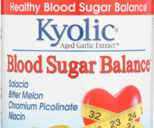 KYOLIC: AGED GARLIC EXTRACT BLOOD SUGAR BALANCE, 100 CAPSULES - RubertOrganics