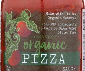 CASA VISCO: ORGANIC PIZZA SAUCE, 16 OZ - RubertOrganics