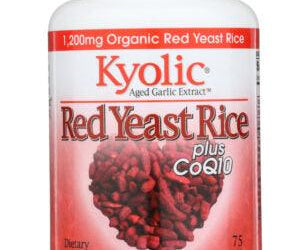 KYOLIC: AGED GARLIC EXTRACT RED YEAST RICE PLUS COQ10, 75 CAPSULES - RubertOrganics