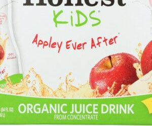 HONEST: KIDS ORGANIC JUICE DRINK APPLEY EVER AFTER 8 COUNT, 54 OZ - RubertOrganics