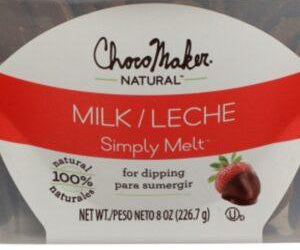 CHOCOMAKER: SIMPLY MELT MILK, 8 OZ - RubertOrganics