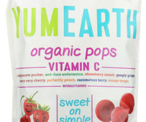 YUMEARTH: ORGANICS, ORGANIC VITAMIN C POPS 40+ POPS, 8.5 OZ