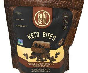 BHU FOODS: DOUBLE DARK CHOCOLATE COOKIE DOUGH KETO BITES, 5.29 OZ - RubertOrganics