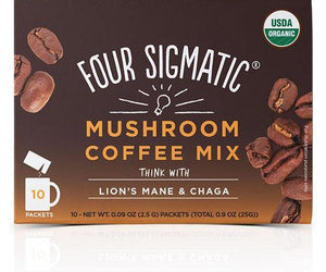 Four Sigmatic - Mushroom Coffee Mix - Lion's Mane And Chaga - 10 Count - RubertOrganics