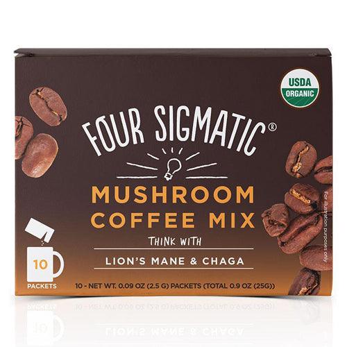 Four Sigmatic - Mushroom Coffee Mix - Lion's Mane And Chaga - 10 Count - RubertOrganics