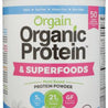 ORGAIN: ORGANIC PROTEIN & SUPERFOODS VANILLA BEAN POWDER, 2.02 LB - RubertOrganics