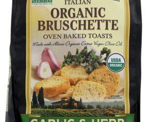 ALESSI: GARLIC AND HERB ITALIAN ORGANIC BRUSCHETTE, 5 OZ - RubertOrganics