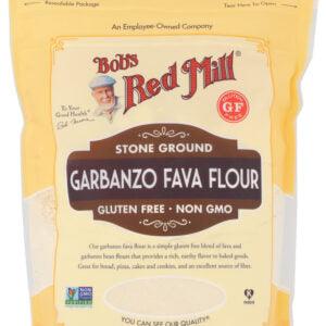 BOB’S RED MILL: GLUTEN FREE GARBANZO FAVA FLOUR, 22 OZ - RubertOrganics