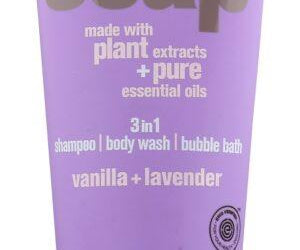 EVERYONE: 3-IN-1 VANILLA + LAVENDER SOAP TRAVEL SIZE, 2 FO - RubertOrganics
