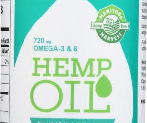 MANITOBA HARVEST: HEMP OIL SOFT GEL, 120 SOFT GELS - RubertOrganics