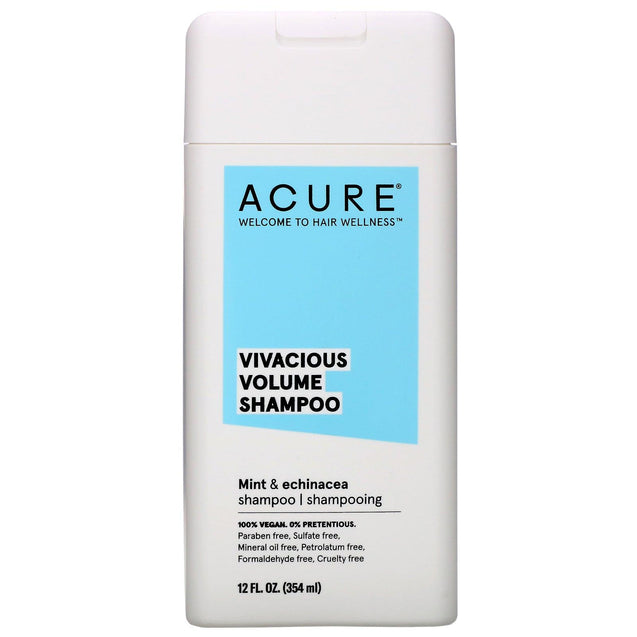 Acure Shampoo - Vivacious Volume - 12 Fl Oz - RubertOrganics