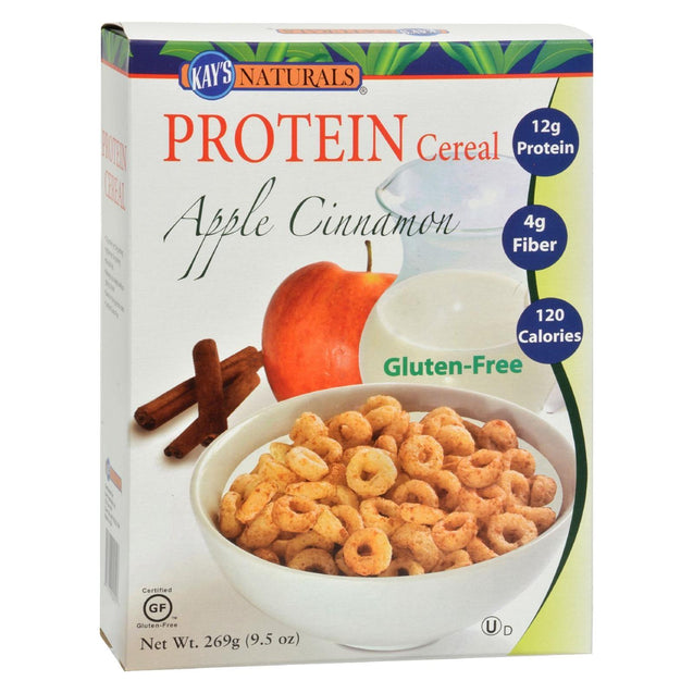 Kay's Naturals Better Balance Protein Cereal Apple Cinnamon - 9.5 Oz - Case Of 6 - RubertOrganics