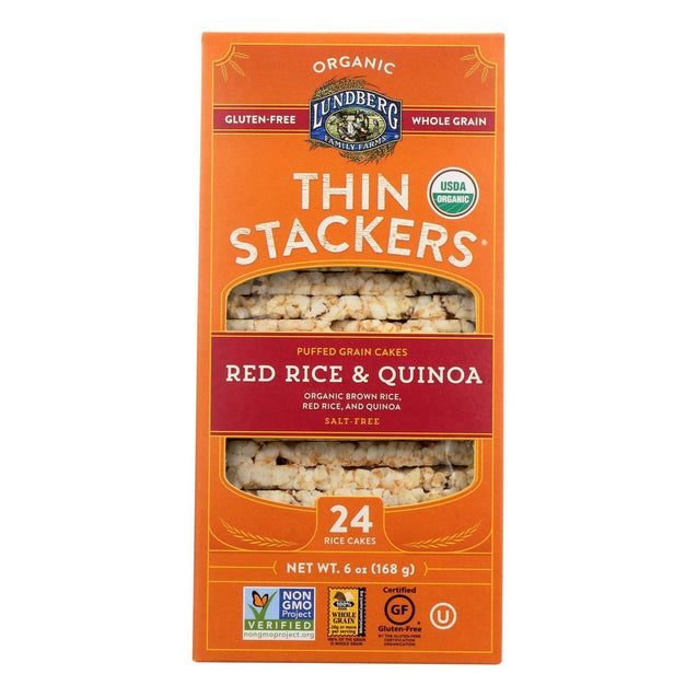 Lundberg Family Farms - Rice Ck Red Qna Th Stk - Case Of 6-6 Oz - RubertOrganics