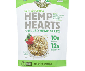 Manitoba Harvest Certified Organic Hemp Hearts Shelled Hemp Seed - 12 Oz - RubertOrganics