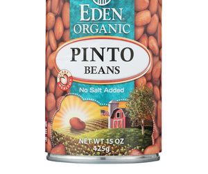Eden Foods Organic Pinto Beans - Case Of 12 - 15 Oz. - RubertOrganics