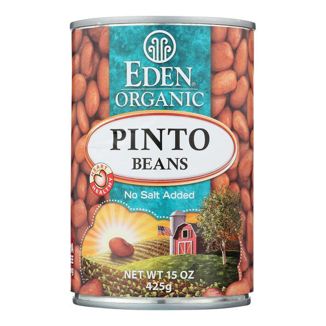 Eden Foods Organic Pinto Beans - Case Of 12 - 15 Oz. - RubertOrganics