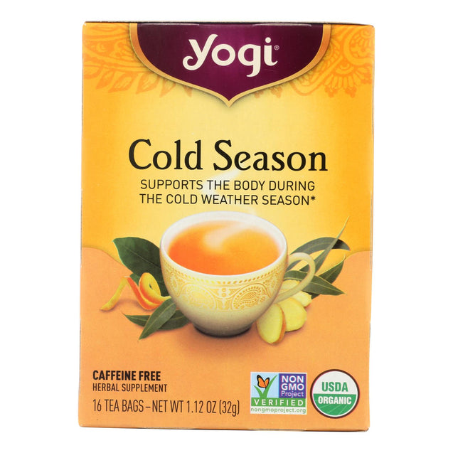 Yogi Tea Cold Season - Caffeine Free - 16 Tea Bags