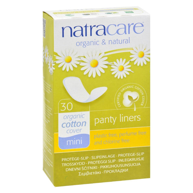 Natracare Natural Mini Panty Liners - 30 Pack - RubertOrganics