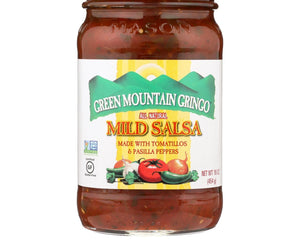 Green Mountain Gringo Mild Salsa - Case Of 12 - 16 Oz. - RubertOrganics