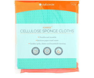 Full Circle Home - Cellulose Spng Cloth Sqz - Ea Of 1-3 Ct - RubertOrganics