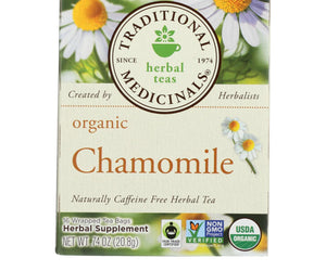 Traditional Medicinals Organic Chamomile Herbal Tea - 16 Tea Bags
