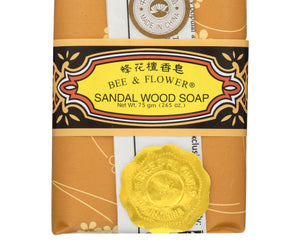 Bee And Flower Soap Sandalwood - 2.65 Oz - Case Of 12 - RubertOrganics